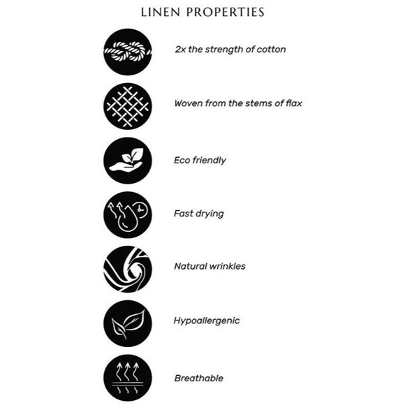 Solino Home 100% Pure Linen Placemats 14 x 19" Fall/Winter Buffalo Check - Picture 6 of 8